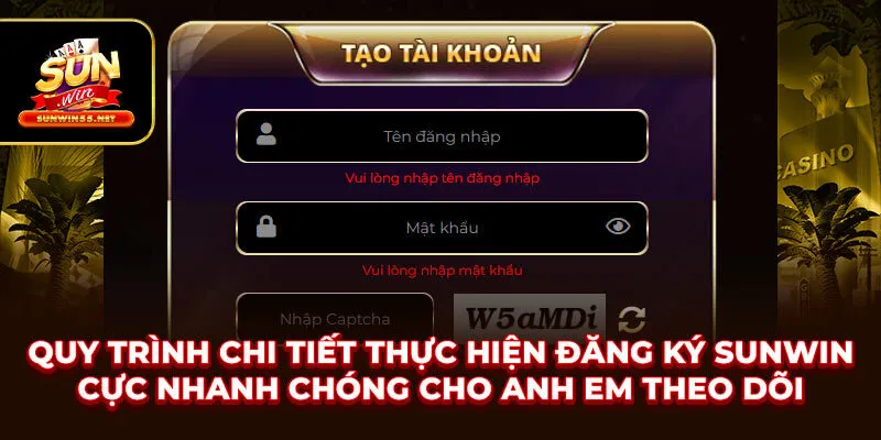 Quy trình chi tiết thực hiện đăng ký SUNWIN cực nhanh chóng cho anh em theo dõi